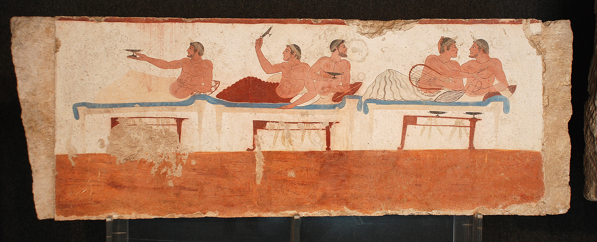 Paestum diners 183 Tomb of the Divers, Paestum